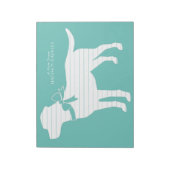 Labrador Dog Black Lab Puppy Notitieblok (Linkerzijde)