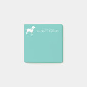Labrador Dog Black Lab Puppy Post-it® Notes (Voorkant)