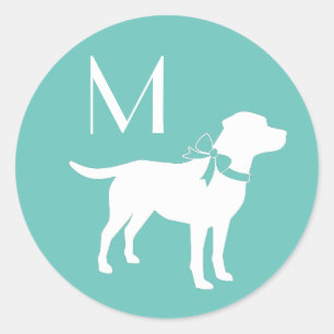 Labrador Dog Black Lab Puppy Ronde Sticker