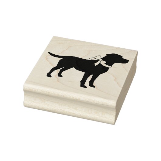 Labrador Dog Black Lab Puppy Rubberstempel (Stempel)
