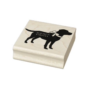 Labrador Dog Black Lab Puppy Rubberstempel