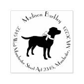 Labrador Dog Black Lab Puppy Zelfinktende Stempel (Design)