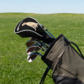 Labrador Dog Black Persoonlijk Golfheadcover (Insitu)