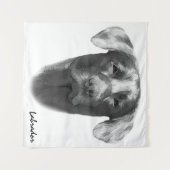 Labrador Dog charming Wandkleed (Voorkant (horizontaal))