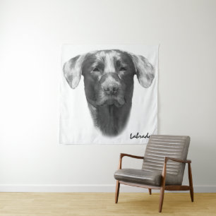 Labrador Dog charming Wandkleed