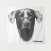 Labrador Dog charming Wandkleed (Voorkant)