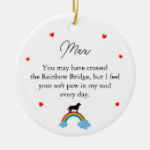 Labrador Dog Custom Memorial Keramisch Ornament (Voorkant)