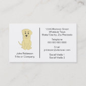 Labrador Dog Design Boarding Kennels Visitekaartje (Voorkant)