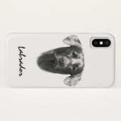 Labrador Dog elegant Case-Mate iPhone Case (Achterkant (horizontaal))