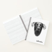 Labrador Dog elegant Notitieboek (Binnen)