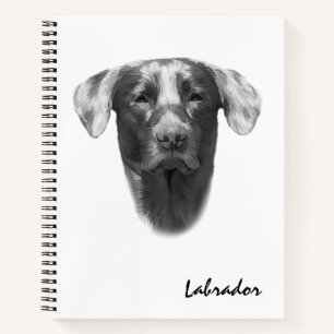 Labrador Dog elegant Notitieboek