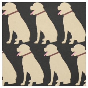 Labrador Dog Golden Pattern Stof