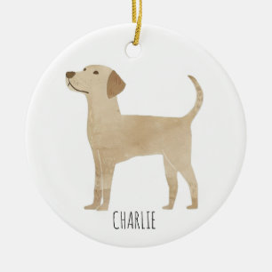 Labrador Dog Keramisch Ornament