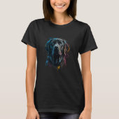 Labrador Dog Lab Lover Splash Graffiti Art Pet_19 T-shirt (Voorkant)