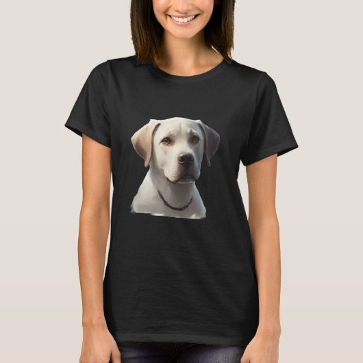 Labrador Dog Lab Lover Splash Graffiti Art Pet_3 T-shirt (Voorkant)