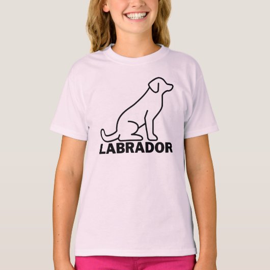 Labrador Dog, Labrador Retriever, Red Lab T-shirt (Voorkant)