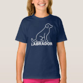 Labrador Dog, Labrador Retriever, Red Lab T-shirt (Voorkant)