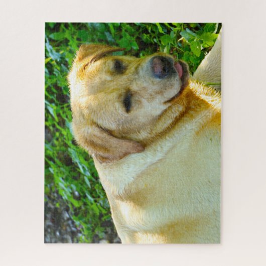 Labrador Dog. Legpuzzel (Verticaal)