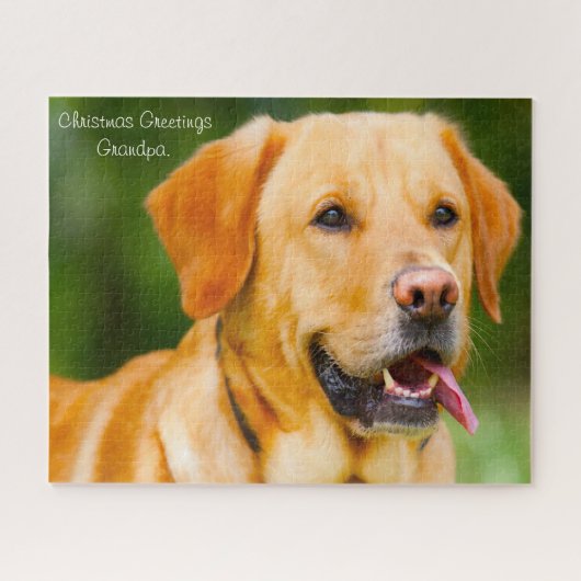 Labrador Dog. Legpuzzel (Horizontaal)
