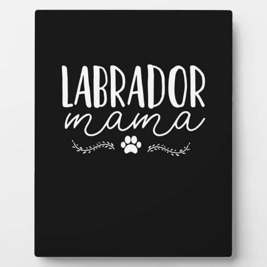 Labrador Dog Mama Fotoplaat (Voorkant)