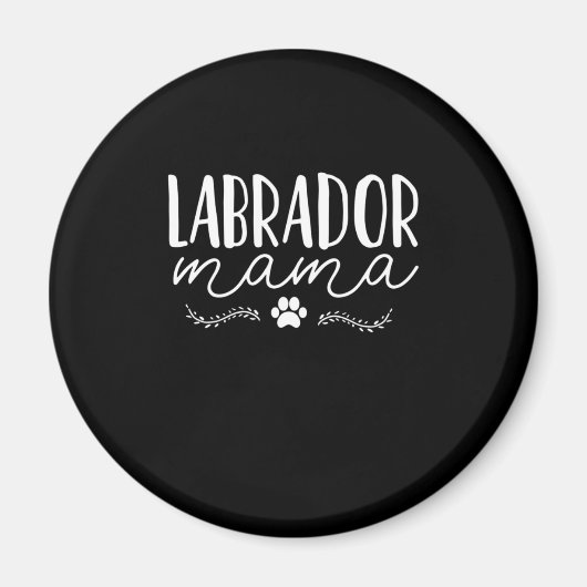 Labrador Dog Mama Magneet (Voorkant)