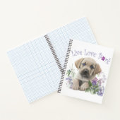 Labrador Dog Mom Floral Notitieboek (Binnen)