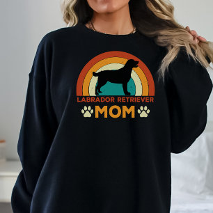  Labrador Dog Mom Sunset Sweatshirt