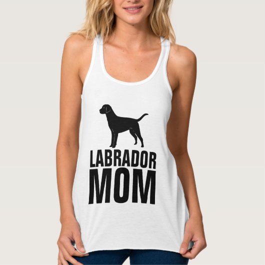 LABRADOR DOG MOM T-shirt (Voorkant)