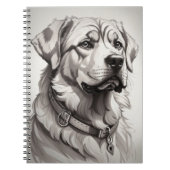 Labrador Dog Notitieboek (Voorkant)