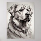 Labrador Dog Poster (Voorkant)