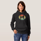 Labrador Dog Retro Hoodie (Voorkant volledig)