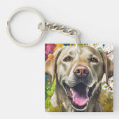 Labrador Dog Sleutelhanger (Voorkant)
