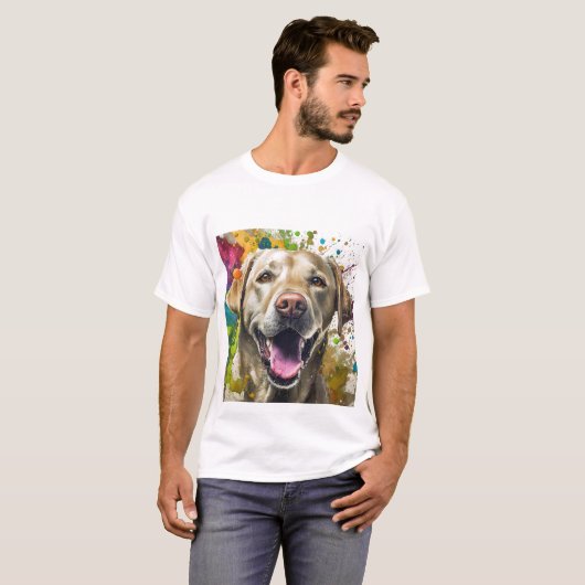 Labrador Dog T-shirt (Voorkant volledig)