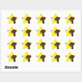 Labrador Dog Teacher Goede Grade Beloning Ster Sticker (Vel)
