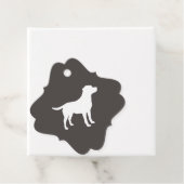 Labrador Dog Theme Baby shower Genderneutraal Bedankjes Labels (In situ)