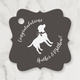 Labrador Dog Theme Baby shower Genderneutraal Bedankjes Labels