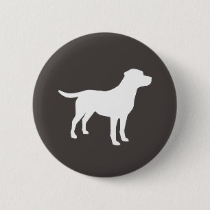 Labrador Dog Theme Baby shower Genderneutraal Ronde Button 5,7 Cm
