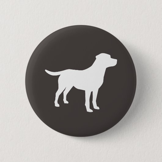 Labrador Dog Theme Baby shower Genderneutraal Ronde Button 5,7 Cm (Voorkant)