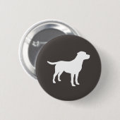 Labrador Dog Theme Baby shower Genderneutraal Ronde Button 5,7 Cm (Voorkant /achterkant)