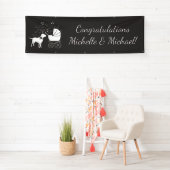 Labrador Dog Theme Baby shower Genderneutraal Spandoek (Insitu)