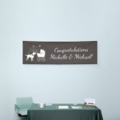 Labrador Dog Theme Baby shower Genderneutraal Spandoek (Beurs)
