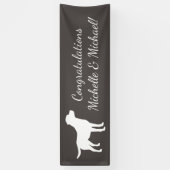 Labrador Dog Theme Baby shower Genderneutraal Spandoek (Verticaal)