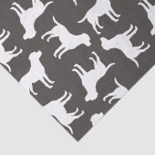 Labrador Dog Theme Baby shower Genderneutraal Tissuepapier (Detail)