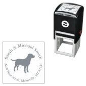 Labrador Dog Theme Baby shower Genderneutraal Zelfinktende Stempel (In situ)