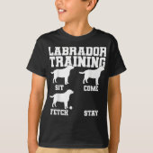 Labrador Dog Trainer T-shirt (Voorkant)