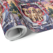 Labrador Dog Valentine's Day  Cadeaupapier (Rol Hoek)