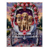 Labrador Dog Valentine's Day  Perfect Poster (Voorkant)