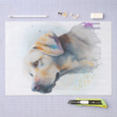 Labrador Dog Waterverf Tissuepapier (Craft)