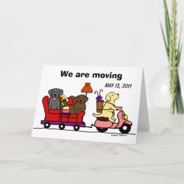 Labrador Dogs Cartoon aangekondigd Aankondiging