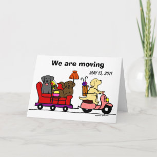 Labrador Dogs Cartoon aangekondigd Aankondiging
